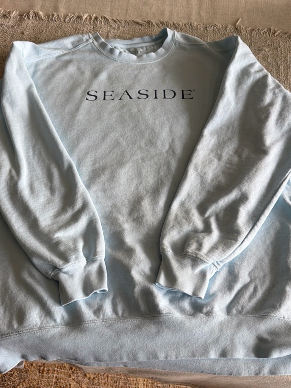 Seaside Crewneck Sweatshirt - Light Blue  Sweatershirt